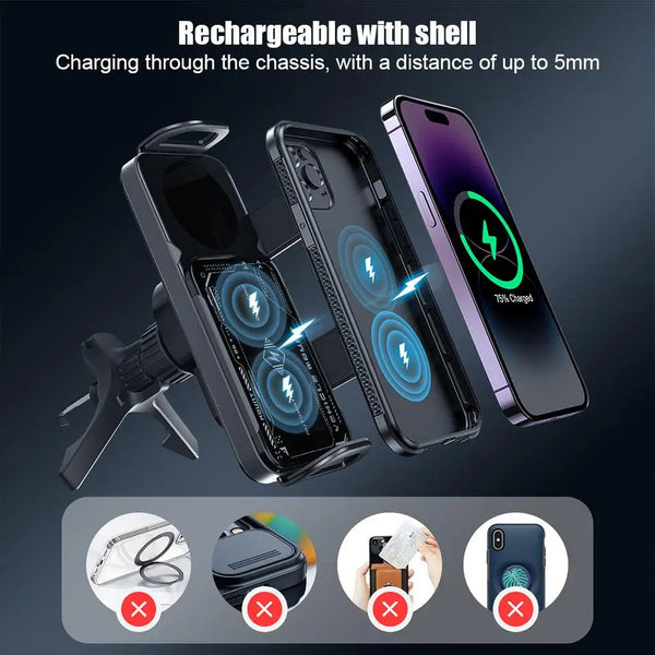 📱🚗2024 High intelligent mobile phone/Pad Holder