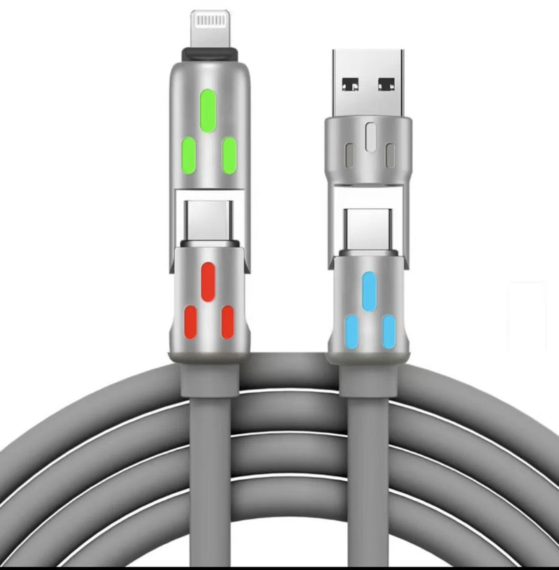 4-in-1 USB Charging Cable mFish fast charging 240W