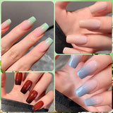 14/16Tips Fashion Gradient Nail Sticker