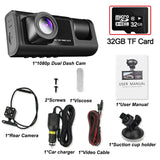 🔥🎅Christmas Discount—2-Inch Screen Wifi Link 1080P HD Dashcam with Night Vision 2 or 3 Lenses💥FREE SHIPPING💥