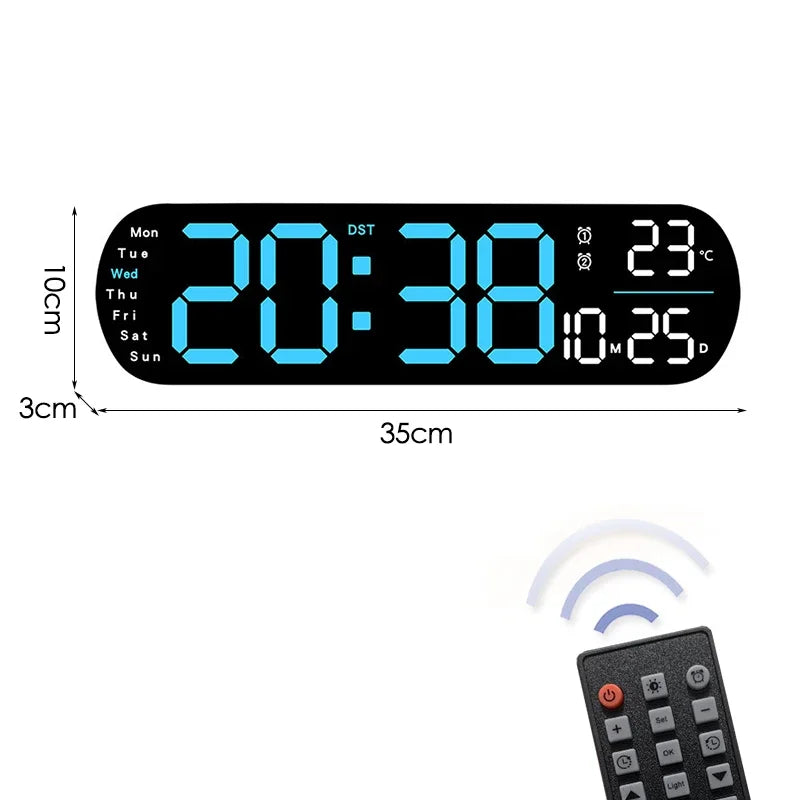 🔥2024 Upgraded Digital Wall Clock Large Display