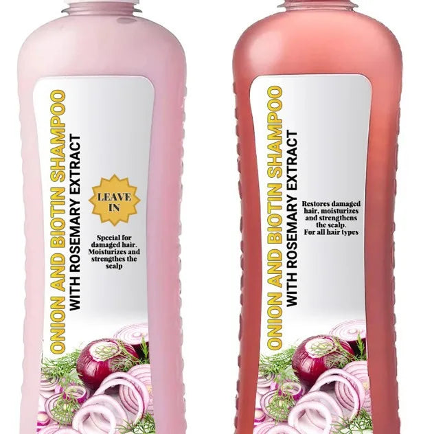 Onion, Biotin and Rosemary Shampoo-Buy 2 Set Free Shipping