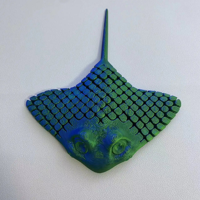 3D Printed Manta Ray Fidget Toy