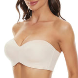 🏆LAST DAY SALE 49% OFF - Full Support Seamless Strapless Convertible Bandeau Bra