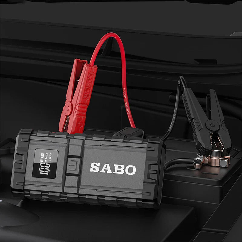 A68 Car Battery Jump Starter 1000A Peak Battery Capacity