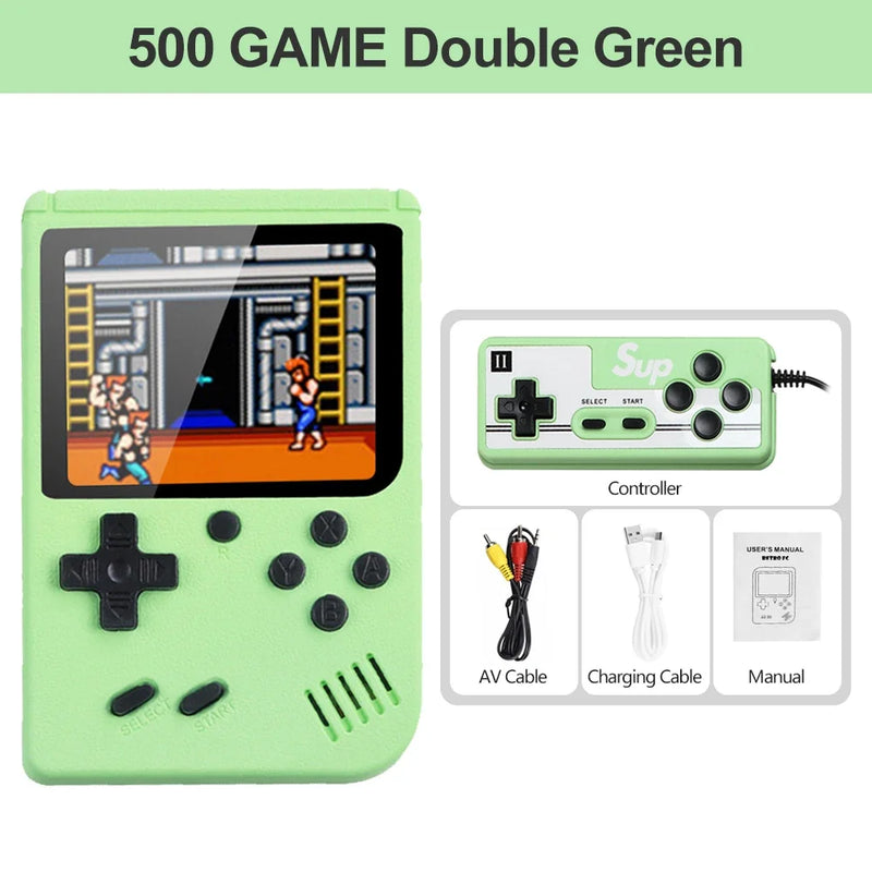 800 in 1 Sup Video Games Portable, Led Screen and USB Rechargeable, Handheld Console, Classic Retro Game Box Toy for Kids Boys & Girls