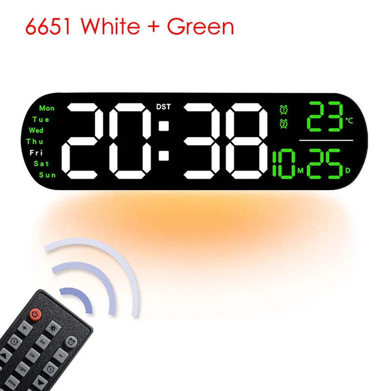 🔥2024 Upgraded Digital Wall Clock Large Display