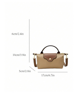 Women's Fashion Colorblock Mini Crossbody Bag