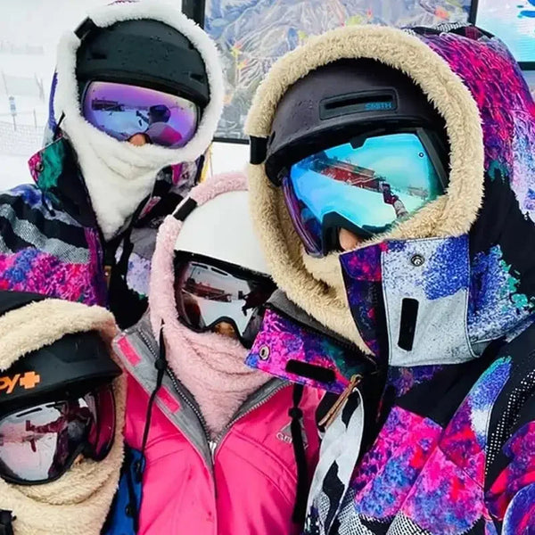 🔥2024 HOT SALE-49% OFF🔥Winter Outdoor Sherpa Hooded Sports Windproof Mask⛷️