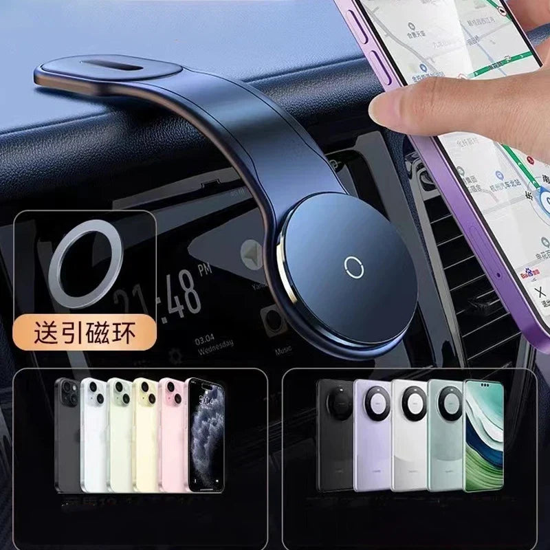 🎁💥Support wireless charging, magnetic car phone holder（Suitable for all cell phone models）