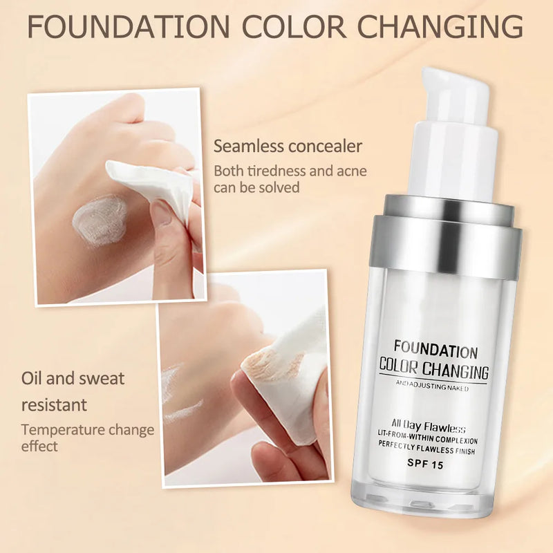 Colour Changing Mature Skin Foundation