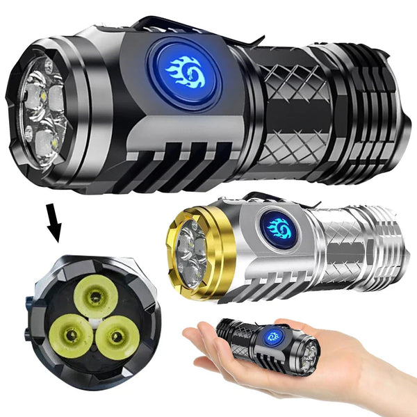 🔥LAST DAY PROMOTION 49% OFF 🔥 - Three-eyed Monster Mini Flash Super Power Flashlight