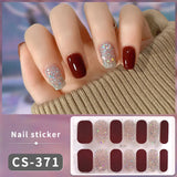 14/16Tips Fashion Gradient Nail Sticker