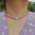 Freshwater Pearl Necklace (4 Color Options)