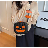 Halloween crossbody pumpkin bag