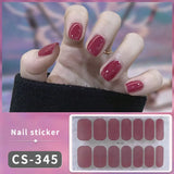 14/16Tips Fashion Gradient Nail Sticker