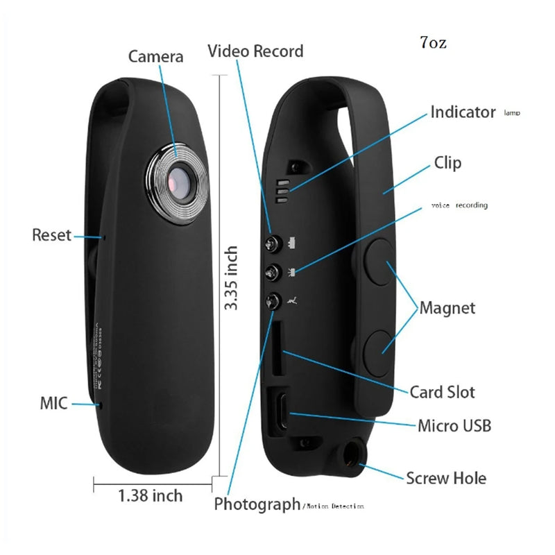 Mini Full HD Action Body Camera