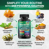 Vitality Harvest Blend Sea Moss Capsules