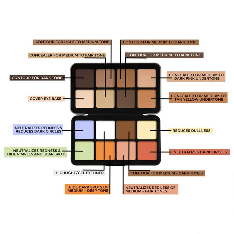 💖Today Special offer💖HD Skin Face Essentials Palette - Multiuse Cream Foundation & Blush Palette 💖Today Special offer💖HD Skin Face Essentials Palette - Multiuse Cream Foundation & Blush Palette