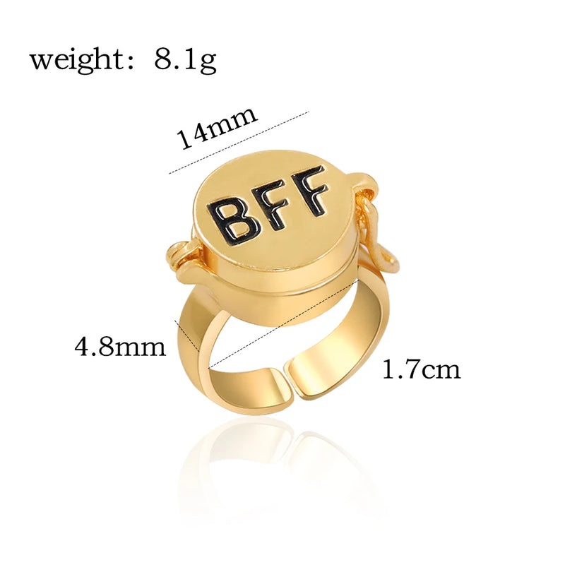 Anime BFF Best Friend Forever Ring