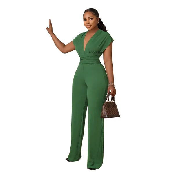 🔥Women's Sleeveless Wide-Leg Jumpsuit-BUY 2 FREE SHIPPING💕