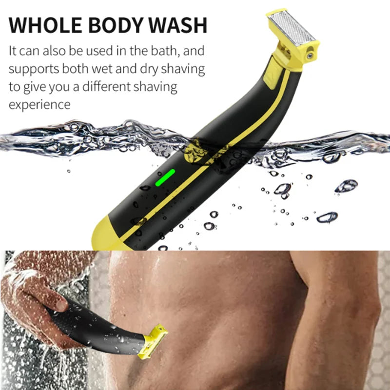 Trimmer for Intimat Haircut Sensitive Place Chin Shaver Shaving Armpit Boy Pubic Hair Underarm Upper Lip Trimer T Fully Washable