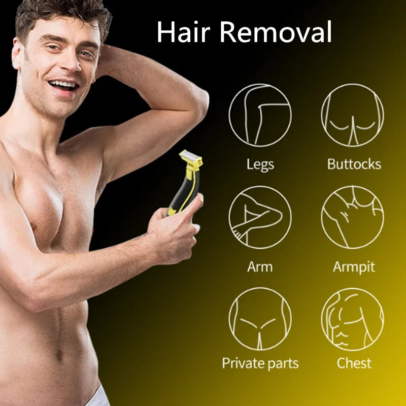 Trimmer for Intimat Haircut Sensitive Place Chin Shaver Shaving Armpit Boy Pubic Hair Underarm Upper Lip Trimer T Fully Washable