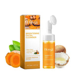 Turmeric + Kojic Acid Foaming Facial Cleanser + Silicone Brush Cleansing Skincare