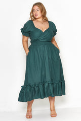 Reversible Ruffle Dress(BUY 2 FREE SHIPPING)