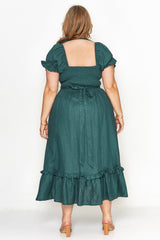 Reversible Ruffle Dress(BUY 2 FREE SHIPPING)