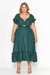 Reversible Ruffle Dress(BUY 2 FREE SHIPPING)