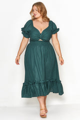 Reversible Ruffle Dress(BUY 2 FREE SHIPPING)