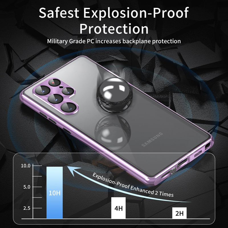 🔥Privacy Protection Technology🔥Magnetic Double Sided Tempered Glass Phone Case