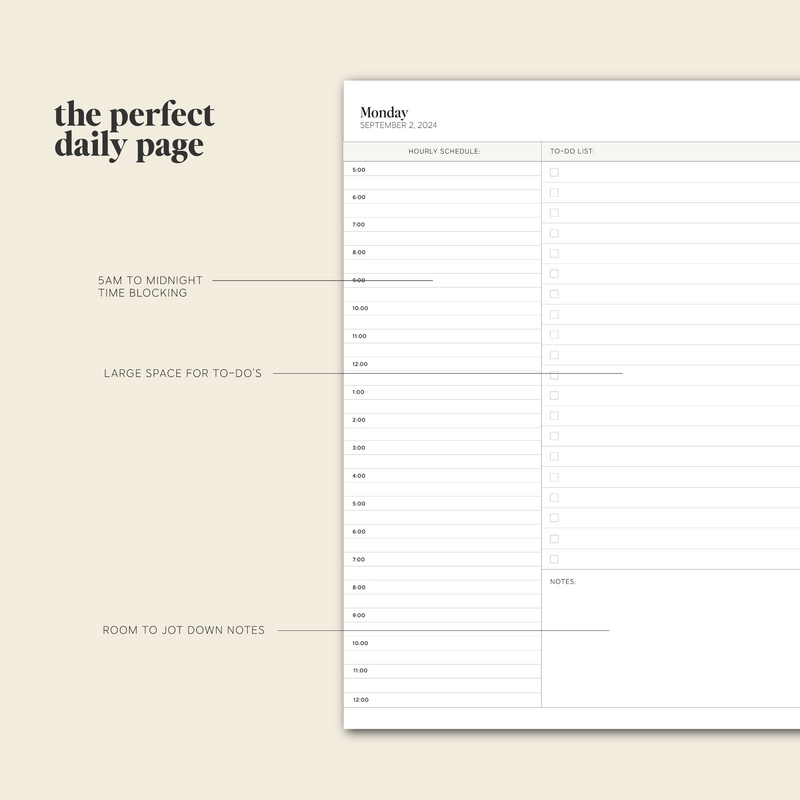 2025 Daily Planner - Cherry