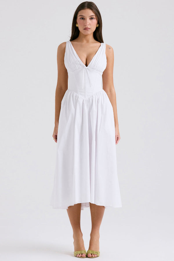 Emmelina Cotton Corset Sundress (BUY 2 FREE SHIPPING)