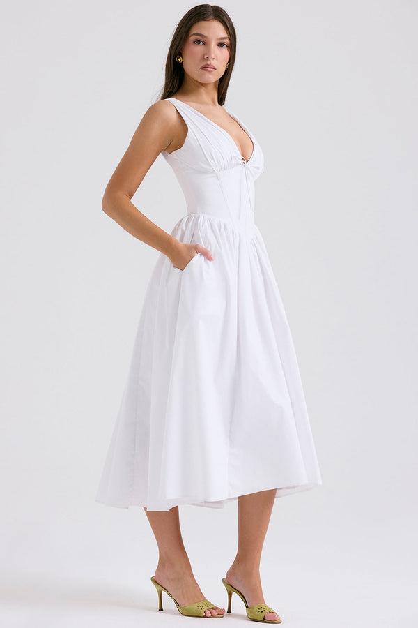 Emmelina Cotton Corset Sundress (BUY 2 FREE SHIPPING)