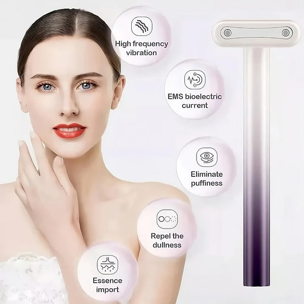 4-in-1 Radiant Renewal Skincare Wand with Red Light Therapy