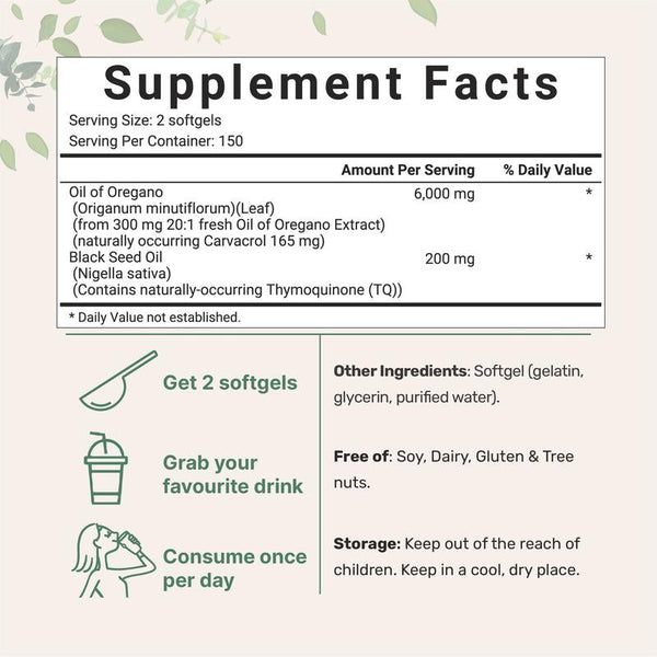 Oil Of Oregano Softgels