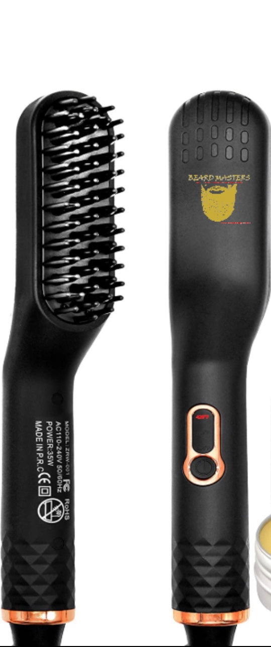 BEARD MASTERS STRAIGHTENER: 2 in 1