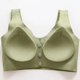 Floral Bra Wireless Front Button Bras Large Size For Women