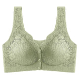 Floral Bra Wireless Front Button Bras Large Size For Women