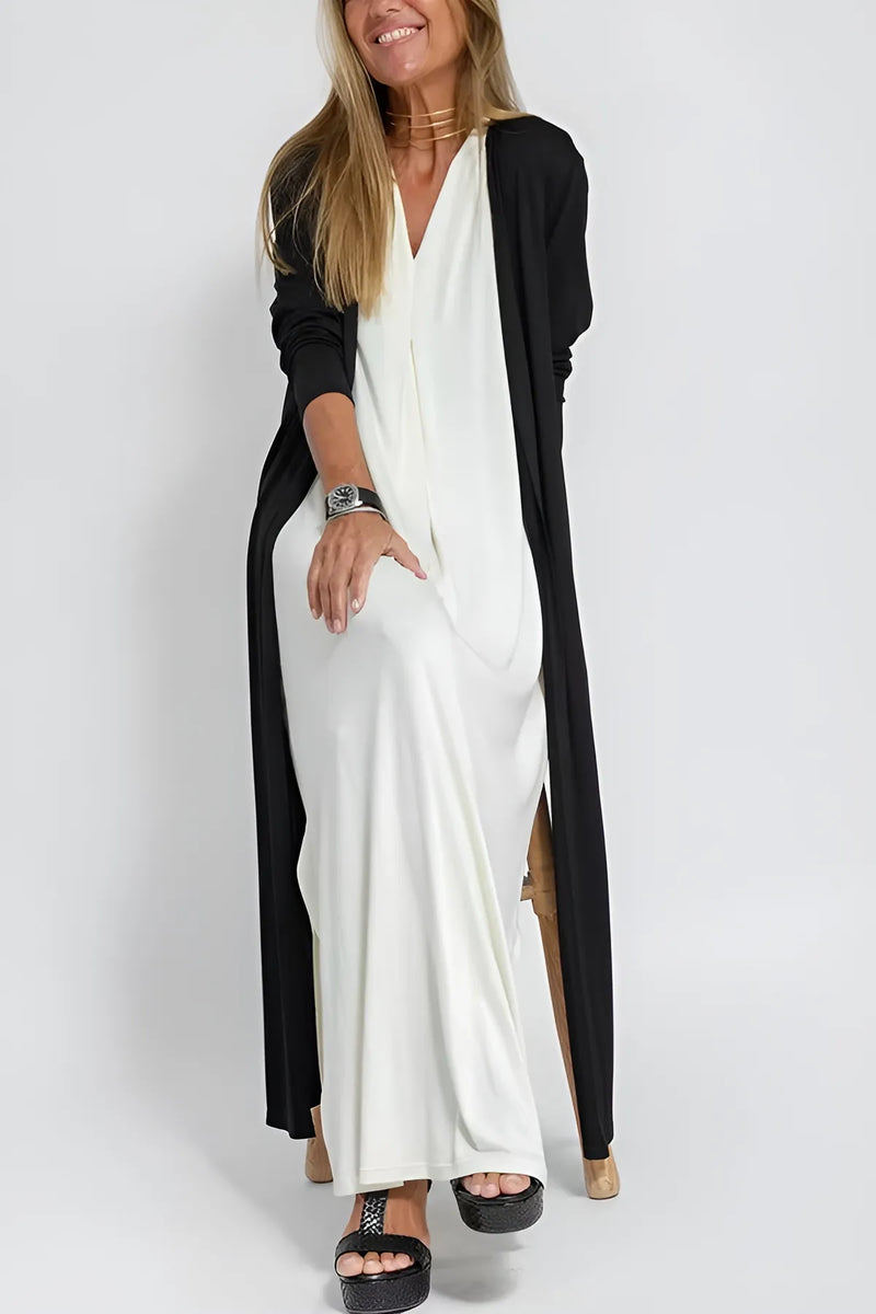 Lyvazza - Elegant long dress + matching cardigan FREE